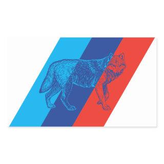 BMW M Wolf Rectangular Sticker