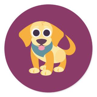 Bo the Dog Classic Round Sticker
