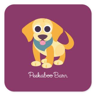 Bo the Dog Square Sticker