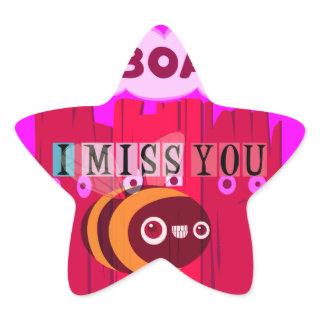 Board Bee Art Print Star Sticker