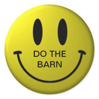 BOARDY BARN TIME CLASSIC ROUND STICKER