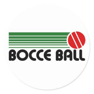 Bocce Ball Classic Round Sticker