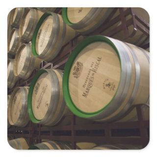 Bodega Marques de Riscal winery, wine cellar Square Sticker