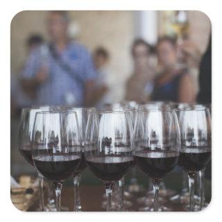 Bodega Marques de Riscal winery, wine tasting Square Sticker