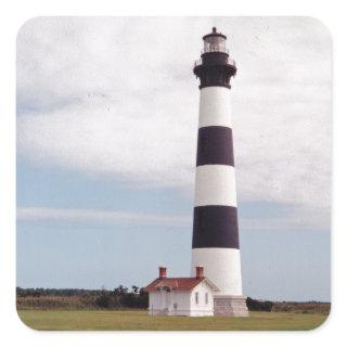 Bodie Island Lighthouse Square Sticker