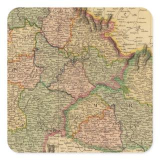 Bohemia, Moravia Square Sticker