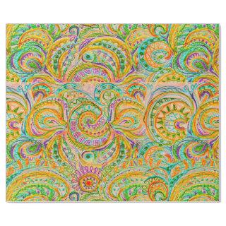 Bohemian explosion in green and yellow