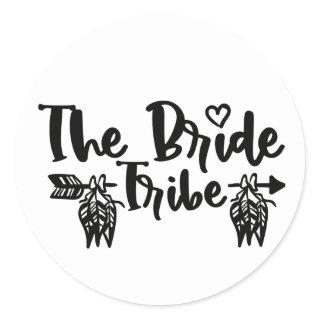 Boho Bride Tribe Bachelorette Bridal Shower Classic Round Sticker