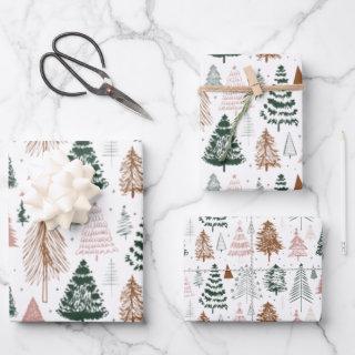 Boho Doodle Christmas Tree Pattern   Sheets