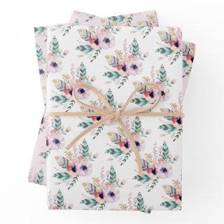 Boho Floral Wild One Girl's First Birthday  Sheets