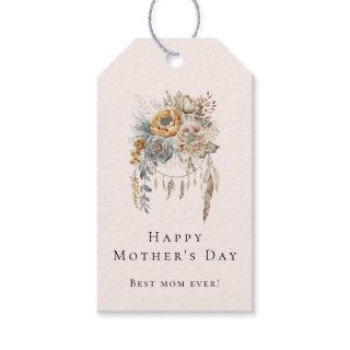 Boho Flowers and Dreamcatcher - Mother's Day Gift Tags