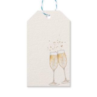 Boho Mimosa Bar Juice Tags for Handwriting label