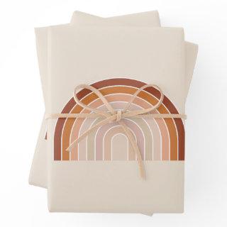 Boho Rainbow Beige Terracotta  Sheets