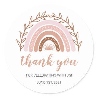 Boho Rainbow Stickers, Birthday | Shower Stickers