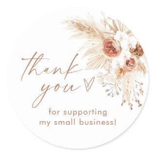 Boho Small Business Thank You Sticker