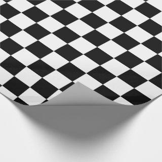 Bold Black and White Checkerboard