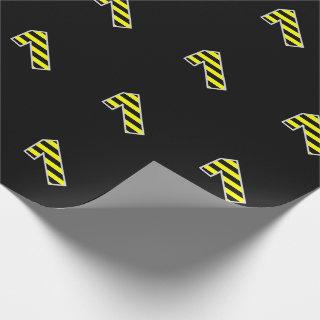 Bold, Black & Yellow Stripes 1 Event # (Birthday)