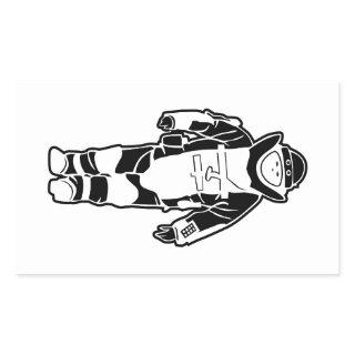 Bomb Suit Rectangular Sticker