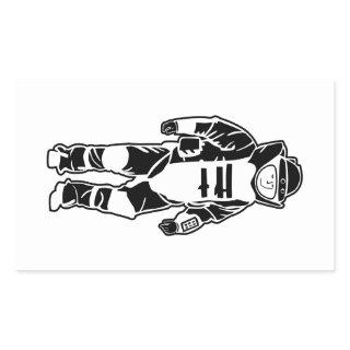 Bomb Suit Rectangular Sticker