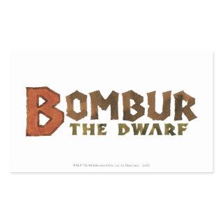 Bombur Name Rectangular Sticker