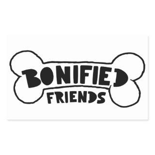 Bone-ified Friends Dog Loyalty Quotes Best Westie Rectangular Sticker