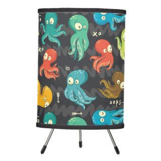Boo Octopus Cute Multicolor Kids Clothing & Décor Tripod Lamp