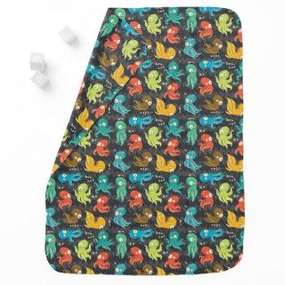 Boo Octopus Multicolor Kids Clothing & Décor Baby Blanket