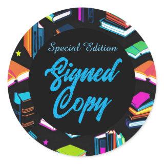 Booking It Colorful Classic Round Sticker