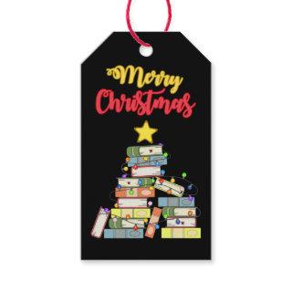 Bookish Christmas Tree I Gift Tags