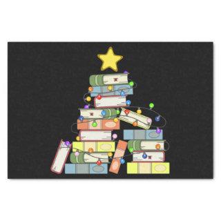 Bookish Christmas Tree I Tissue Paper