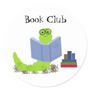Bookworm Book Club Sticker
