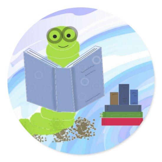 Bookworms Are Cool Sticker