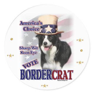 Border Collie Gifts Classic Round Sticker