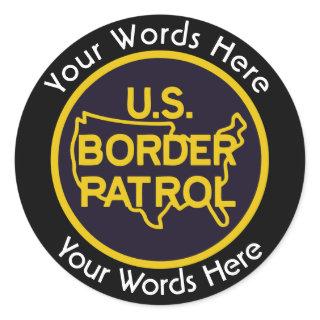 Border Patrol Custom Sticker