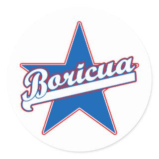 Boricua Products and T shirts Classic Round Sticker