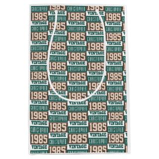 Born in 1985 medium gift bag