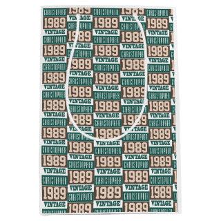 Born in 1989 with Christian Name Medium Gift Bag