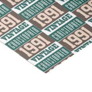 Born in 1992 with Christian Name Tissue Paper