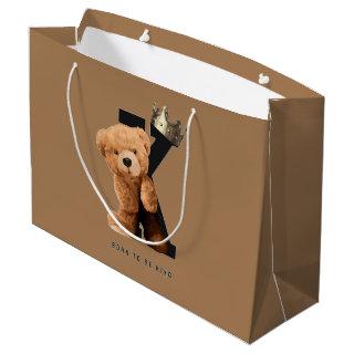 Born to be king! large gift bag