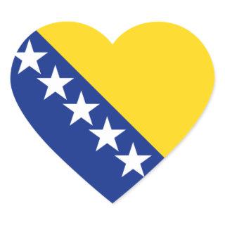 bosnia and herzegovina heart sticker