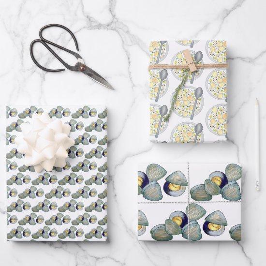 Boston New England Clams Clam Chowder Soup  Sheets