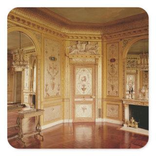 Boudoir of Marie-Antoinette  decorated in 1785 Square Sticker