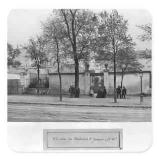 Boulevard Saint-Jacques Square Sticker