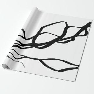 Bouquet Blanc: Abstract White & Black