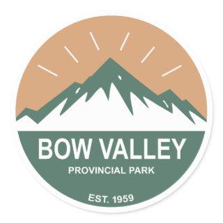 Bow Valley Provincial Park Classic Round Sticker