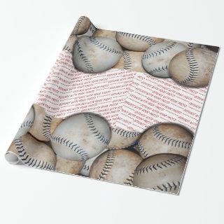 Box of Baseballs - Add Three Photos