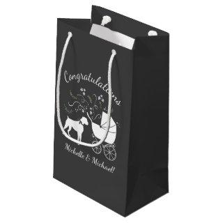 Boxer Dog Baby Shower Puppy Grey Small Gift Bag