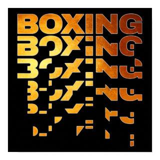Boxing Boxer Graphic Word Art Poster