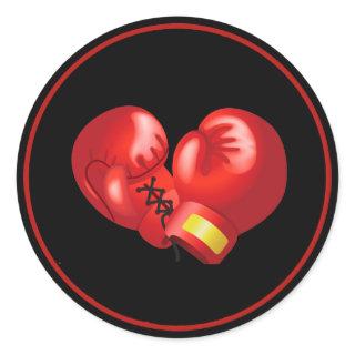 Boxing Gloves Design Sticker