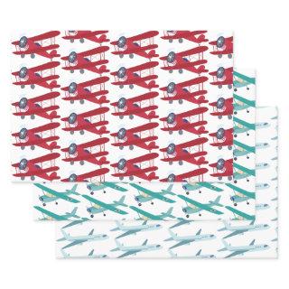 Boy Airplanes Baby Shower Cute Boys  Sheets